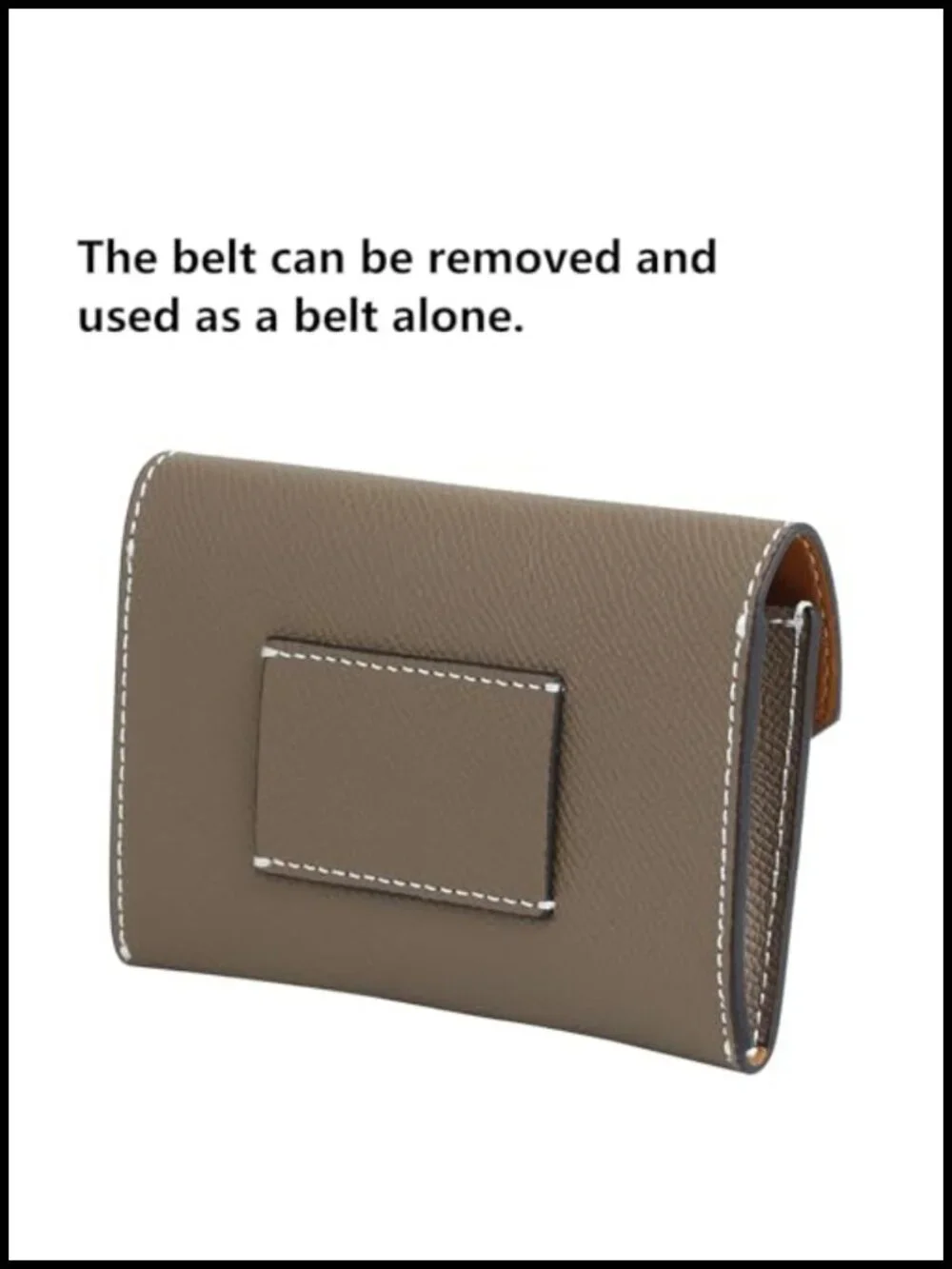 Women's Adjustable Turn Lock Leather Belt - Italian Epsom Cowhide
